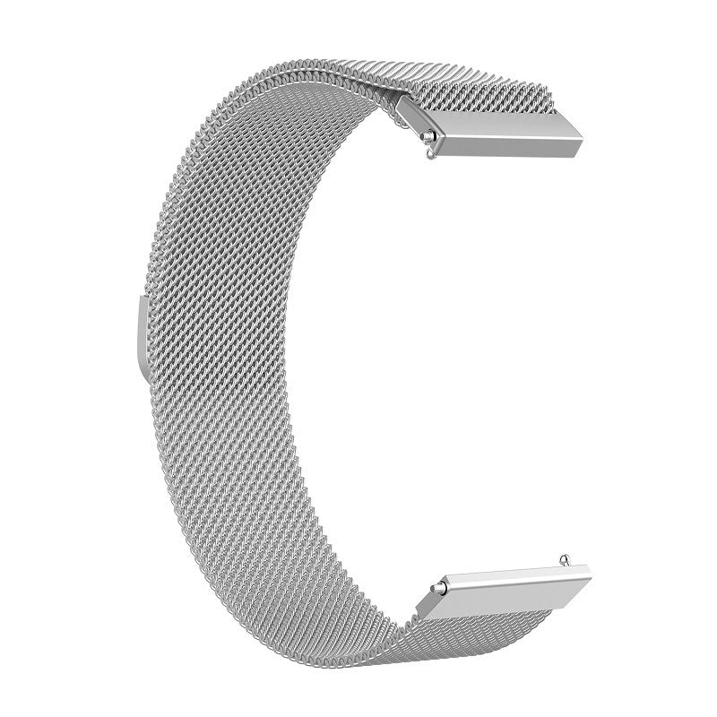 Techsuit W009 Armband für Huawei Watch / Garmin Watch Series, 18mm, Silber