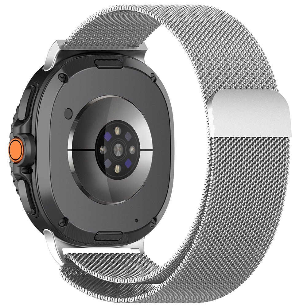 Techsuit W009 Armband für Samsung Galaxy Watch8 / Watch8 Classic Series, Silber