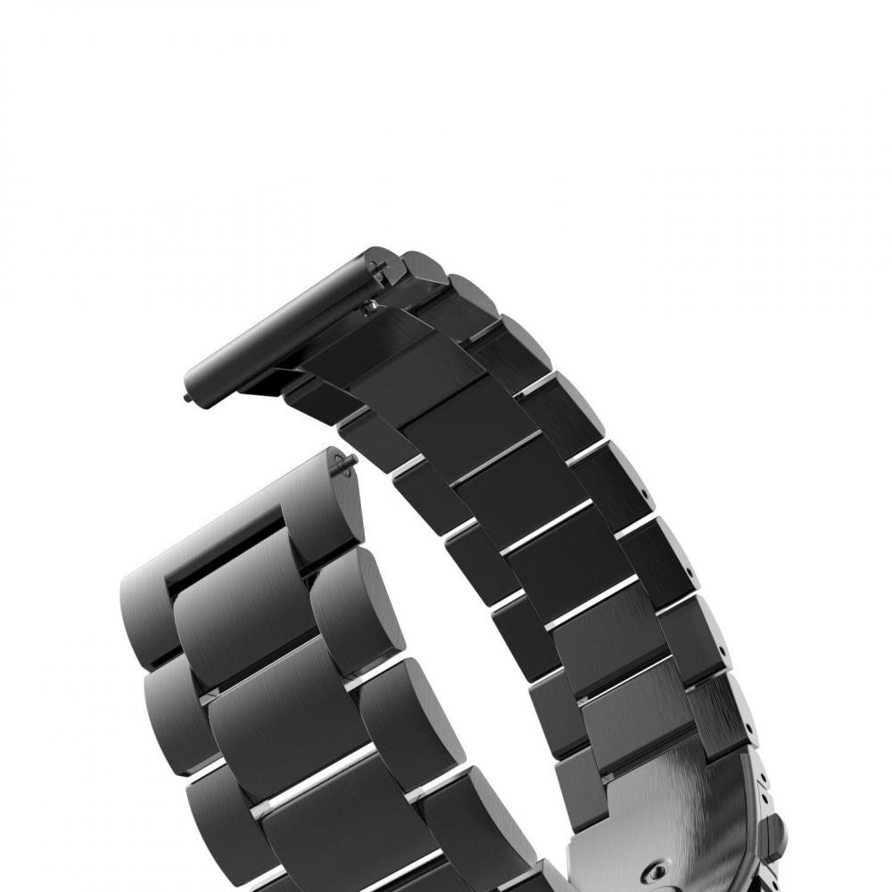 Techsuit W010 Strap for Huawei Watch / Garmin Watch Series, 18mm, Black