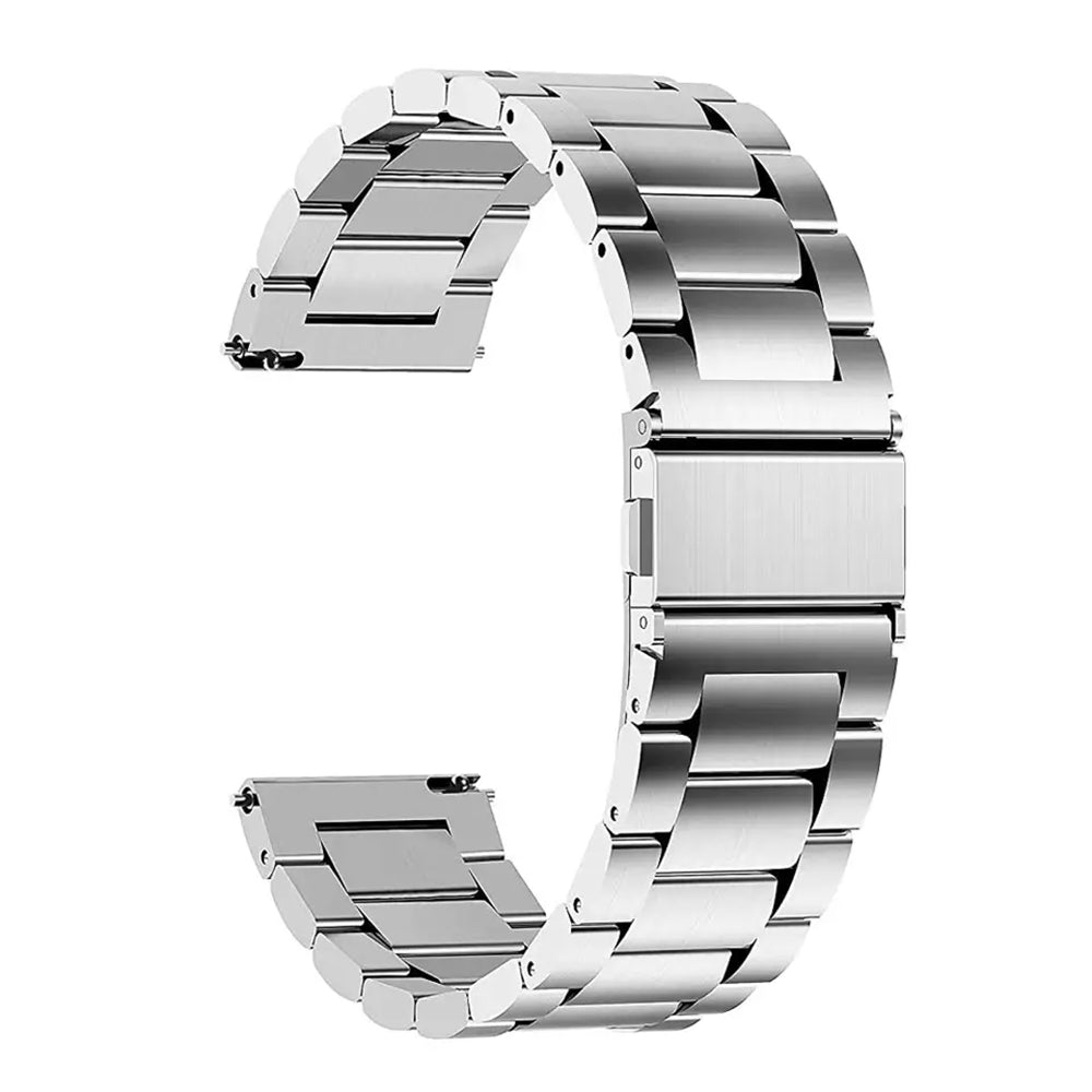 Techsuit W010 Armband für Huawei Watch / Xiaomi Watch Series, 22mm, Silber