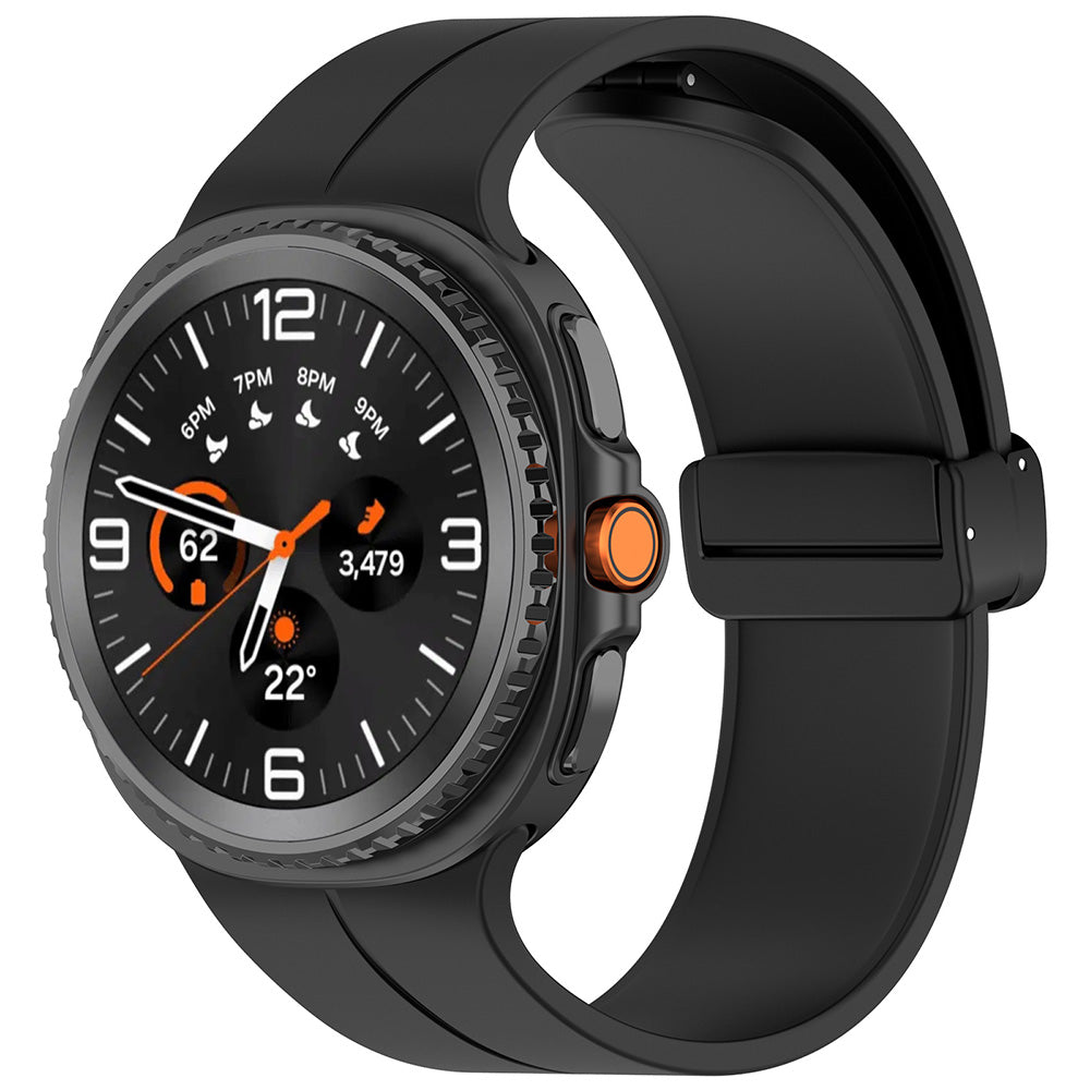 Techsuit W011 Armband für Samsung Galaxy Watch8 / Watch8 Classic Series, Schwarz