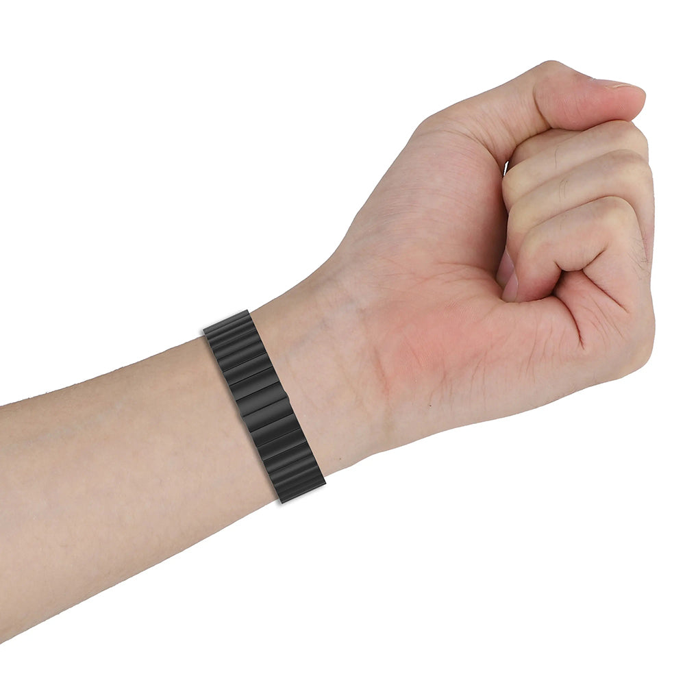 Techsuit W012 Strap for Samsung Galaxy Watch / Huawei Watch Series, 20mm, Black
