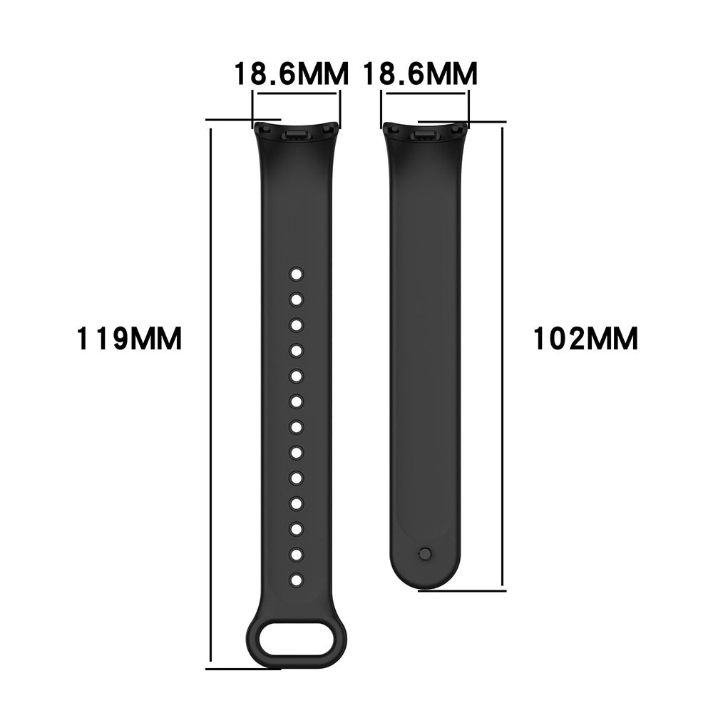 Techsuit Armband W014 für Xiaomi Smart Band 10 / 9 / 8, Violett