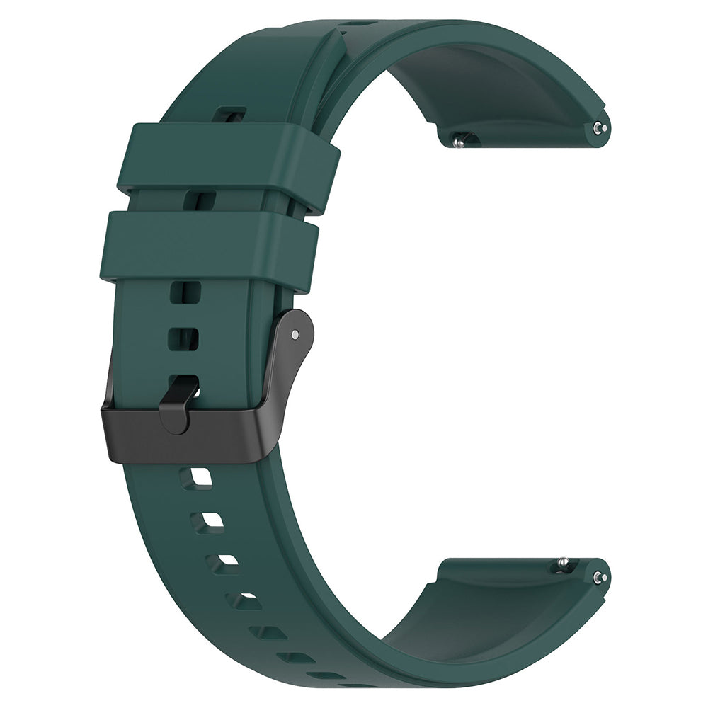 Techsuit W026 Armband für Samsung Galaxy Watch / Huawei Watch Series, 20mm, Dunkelgrün