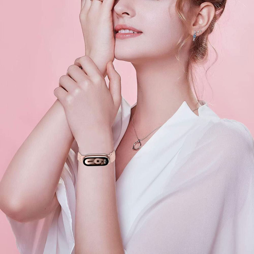 Techsuit W032 Strap for Xiaomi Smart Band 9 / 8, Pink