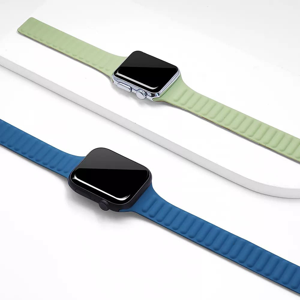 Techsuit W035 Armband für Apple Watch 42mm / 41mm / 40mm / 38mm Serie, Orange