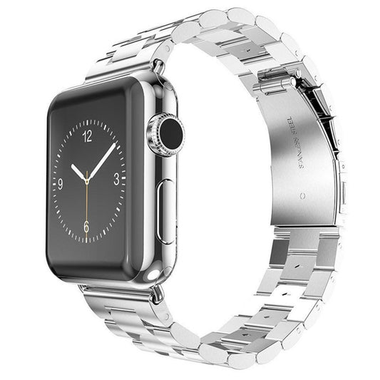 Techsuit W036 Armband für Apple Watch 49mm / 46mm / 45mm / 44mm / 42mm Serie, Silber