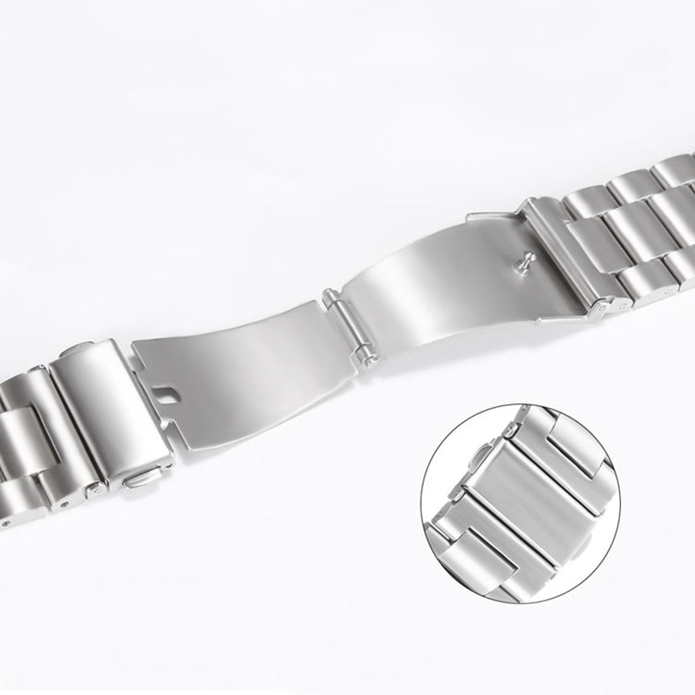Techsuit W036 Armband für Apple Watch 49mm / 46mm / 45mm / 44mm / 42mm Serie, Silber