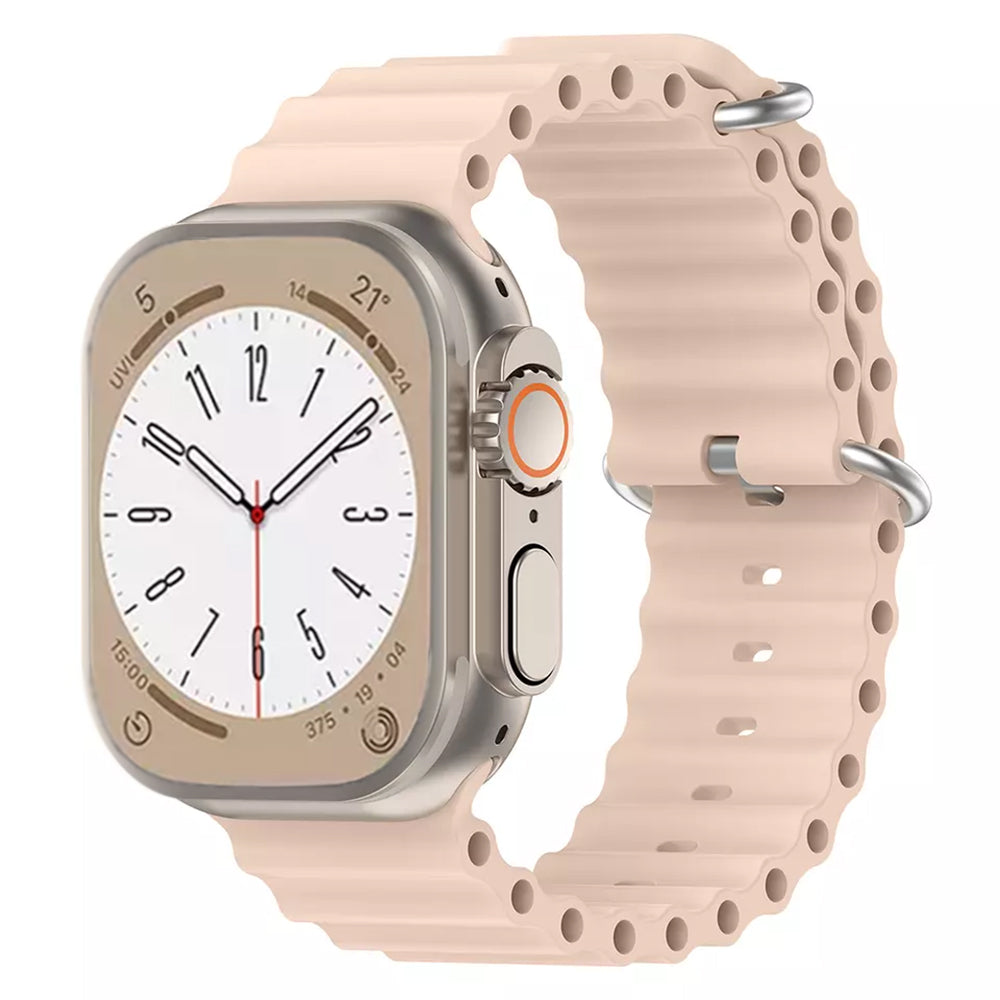 Techsuit W038 Armband für Apple Watch 49mm / 46mm / 45mm / 44mm / 42mm Serie, Rosa