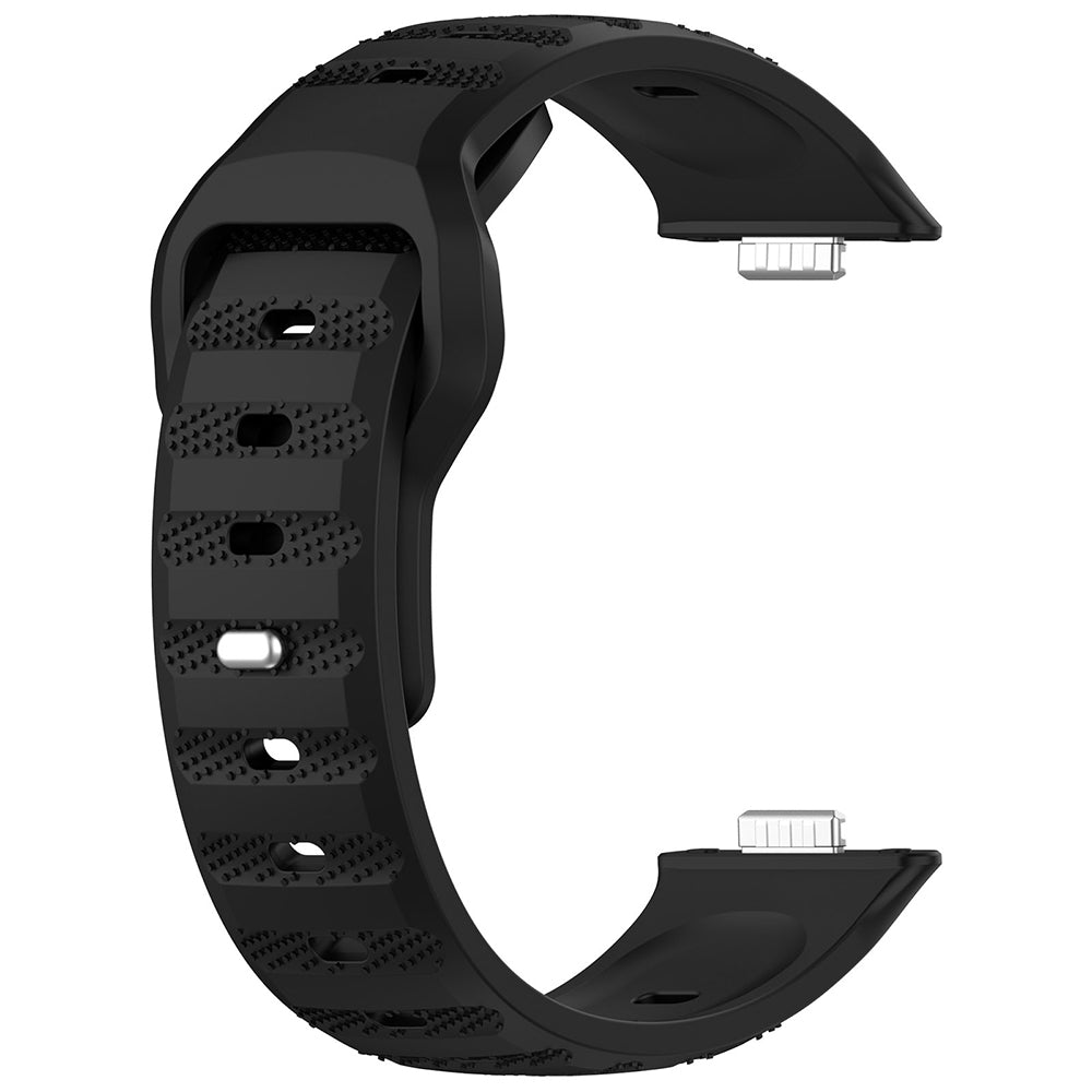 Techsuit W050 Armband für Huawei Watch Fit 4 Pro / Fit 4 / Fit 3, Schwarz