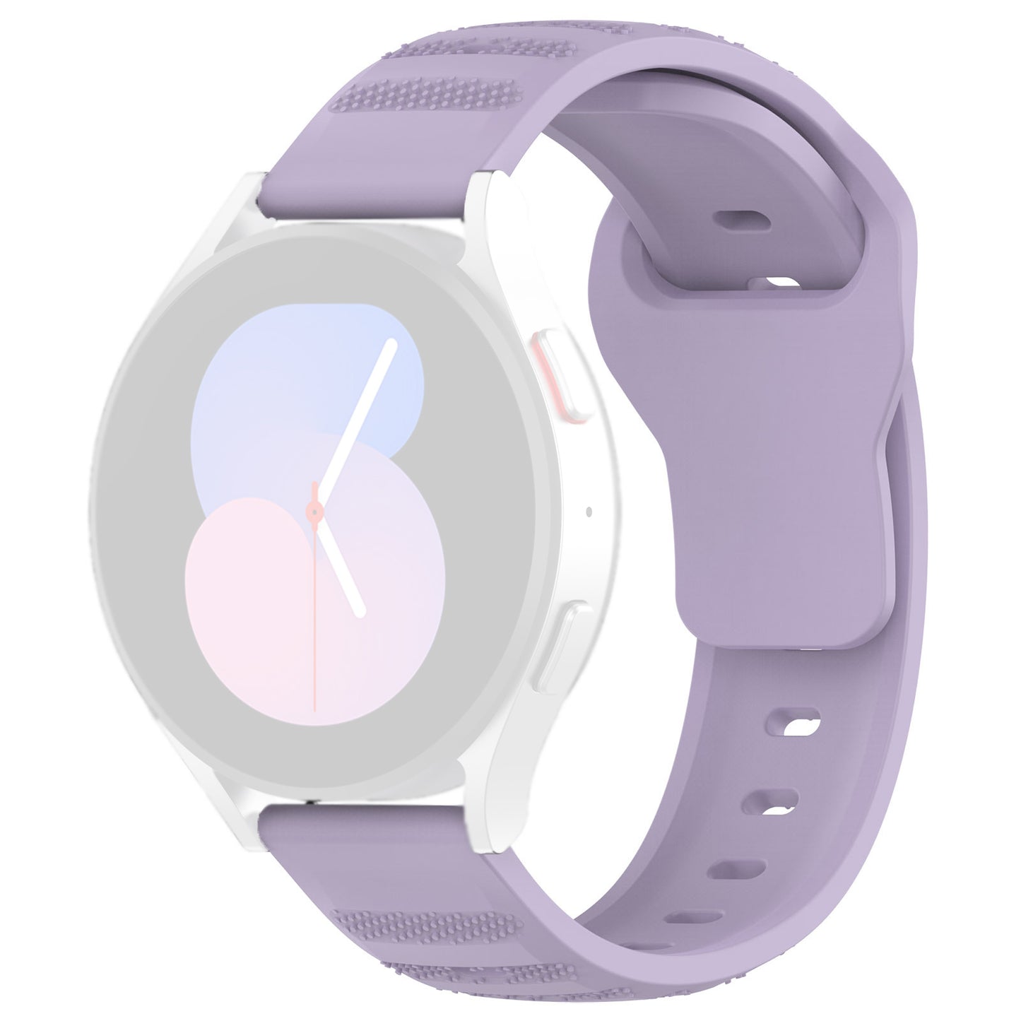Techsuit W050 Armband für Samsung Galaxy Watch / Huawei Watch Series, 20mm, Lila