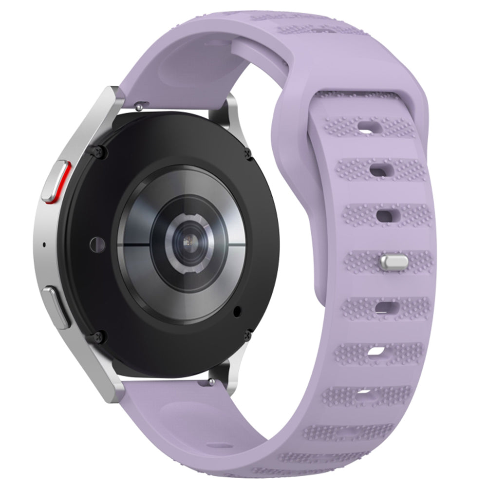 Techsuit W050 Armband für Samsung Galaxy Watch / Huawei Watch Series, 20mm, Lila