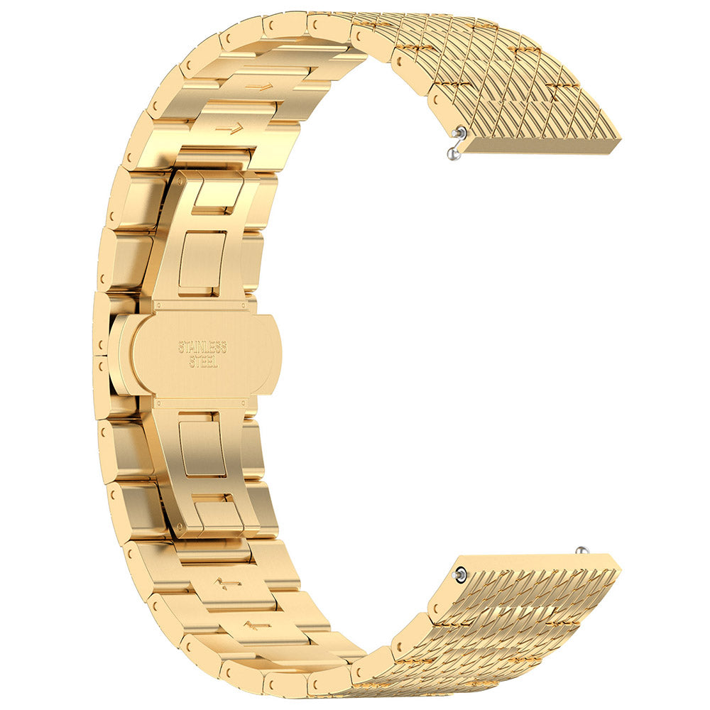 Techsuit W052 Armband für Huawei Watch / Xiaomi Watch Series, 22mm, Goldfarben