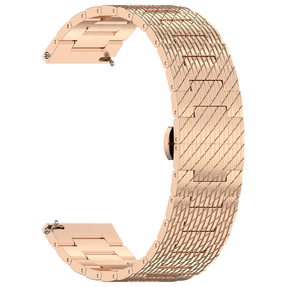 Techsuit W052 Armband für Samsung Galaxy Watch / Huawei Watch Series, 20mm, Roségold