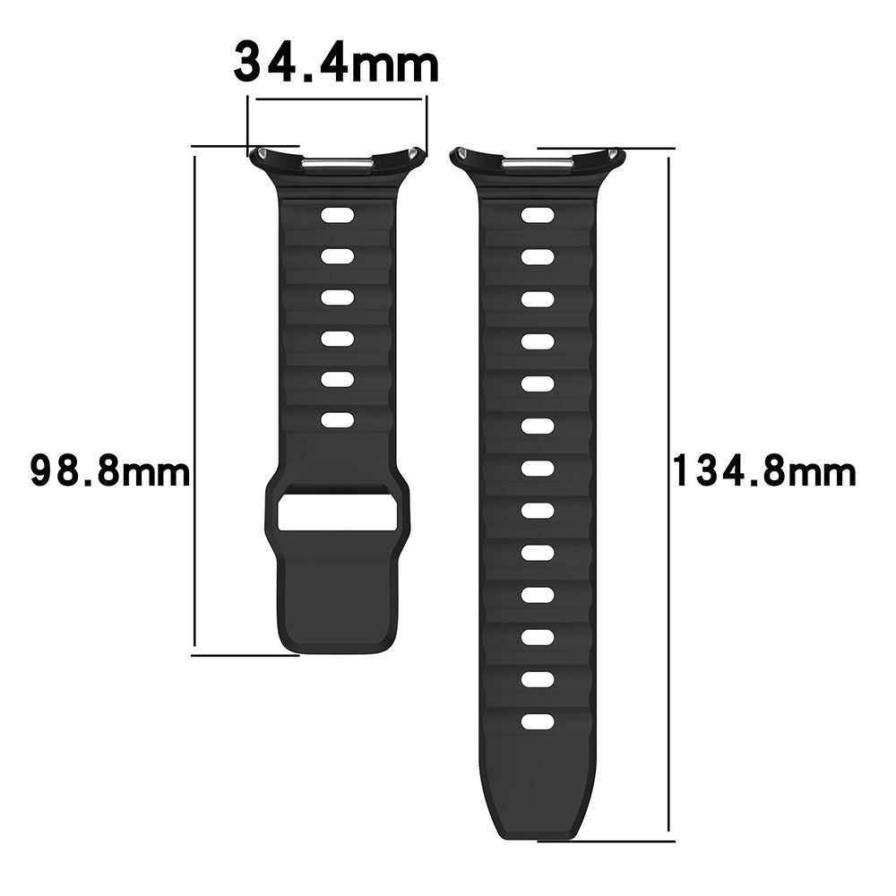 Techsuit W055 Armband für Samsung Galaxy Watch Ultra, Grau