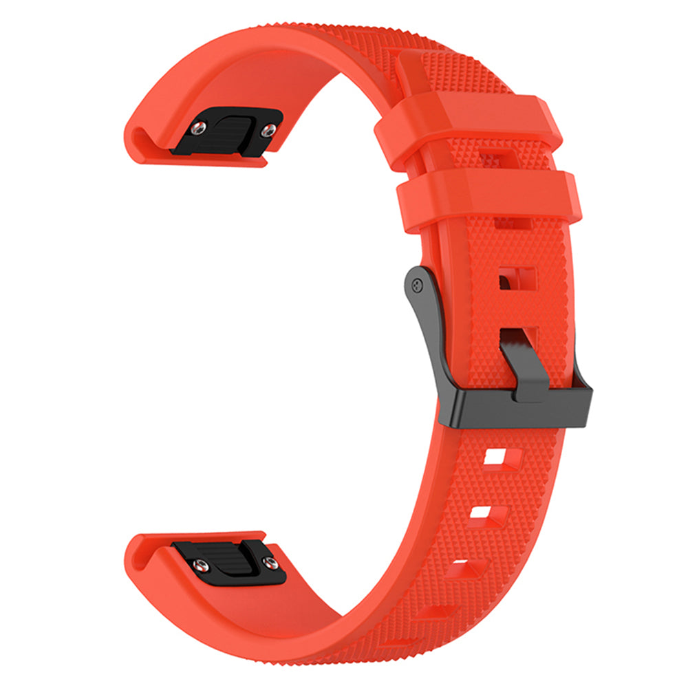 Techsuit W058 Armband für Garmin Watch Fenix / Forerunner Serie, 22mm, Orange