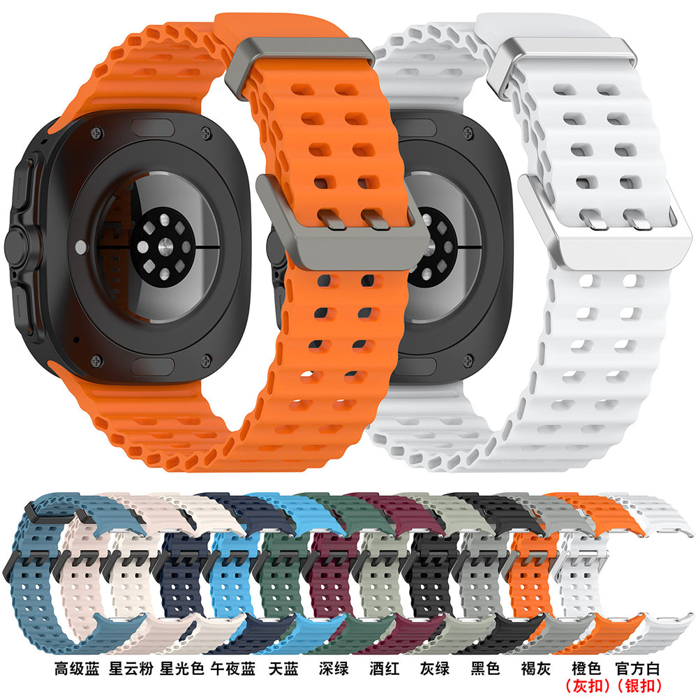 Techsuit W062 Armband für Samsung Galaxy Watch Ultra, Marineblau