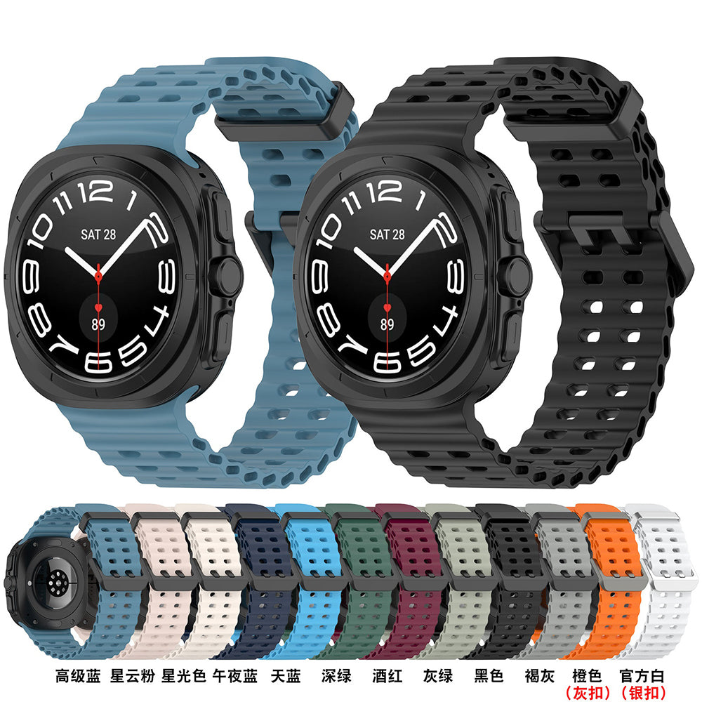 Techsuit W062 Armband für Samsung Galaxy Watch Ultra, Grau