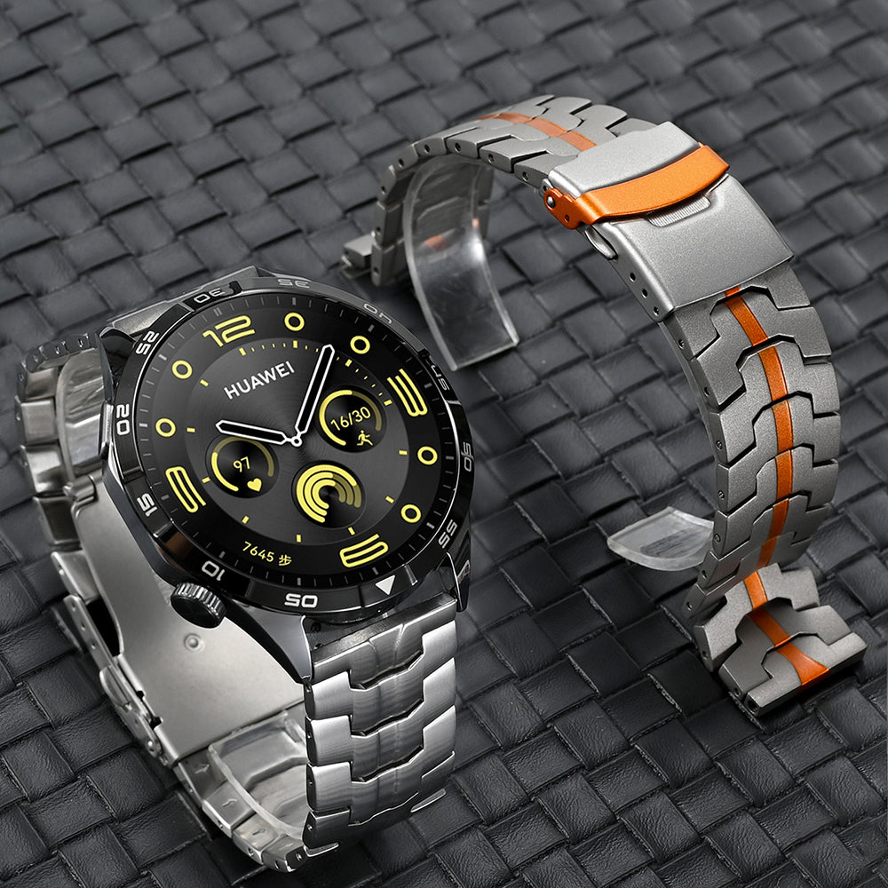Techsuit W063 Armband für Huawei Watch / Xiaomi Watch Series, Orange