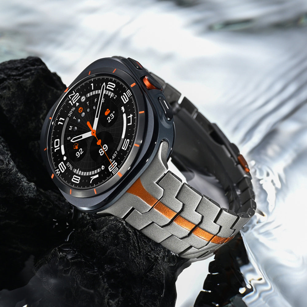 Techsuit W063 Armband für Samsung Galaxy Watch Ultra, Orange