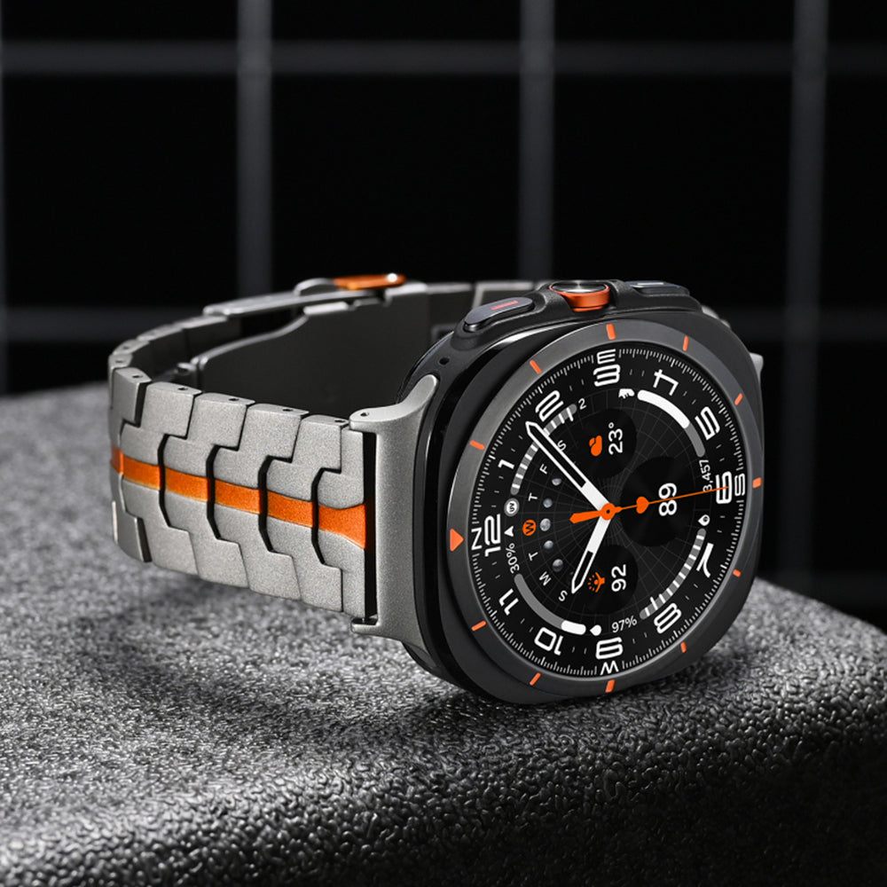 Techsuit W063 Armband für Samsung Galaxy Watch Ultra, Orange