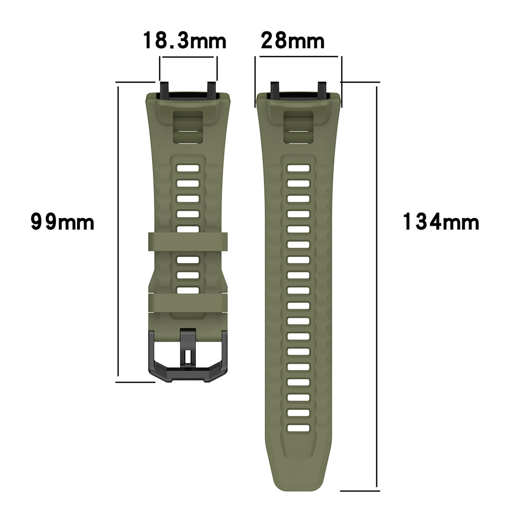 Techsuit W067 Armband für Amazfit T-Rex 3, Grün