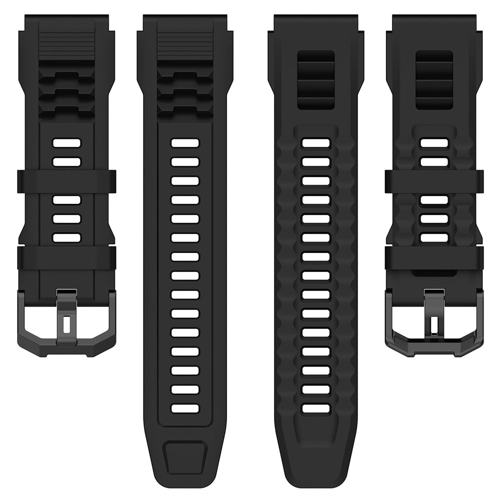 Techsuit W067 Armband für Amazfit T-Rex Ultra, Schwarz