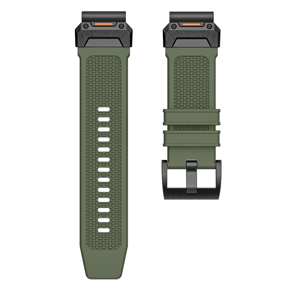 Techsuit W068 Armband für Garmin Watch Fenix Series, 26mm, Schwarz