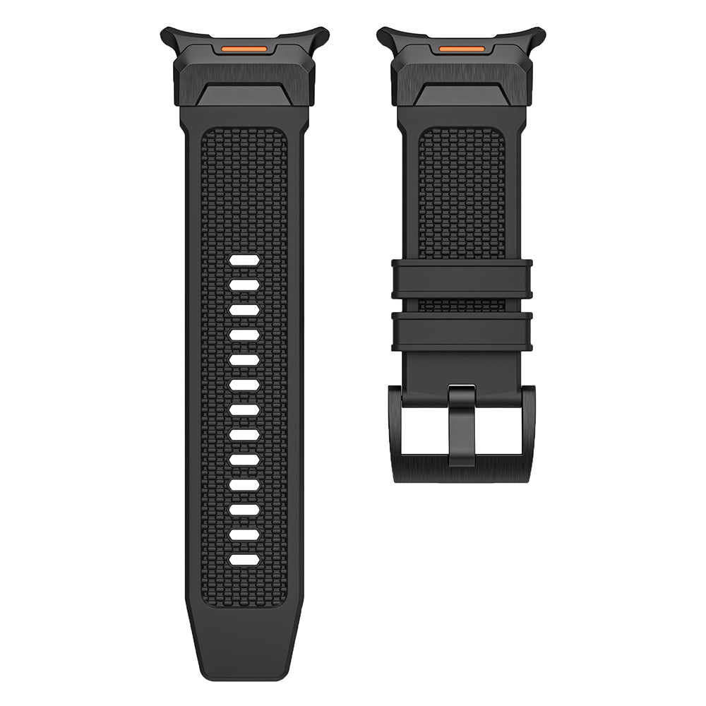 Techsuit W068 Armband für Samsung Galaxy Watch Ultra, Silberweiß
