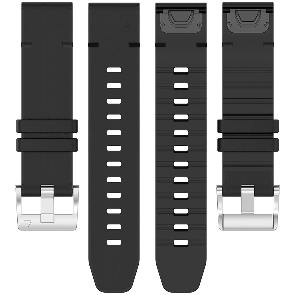 Techsuit W071 Armband für Garmin Watch Fenix Serie, 26mm, Schwarz