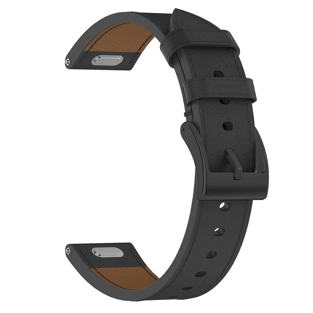 Techsuit W073 Armband für Huawei Watch / Garmin Watch Series, 18mm, Schwarz
