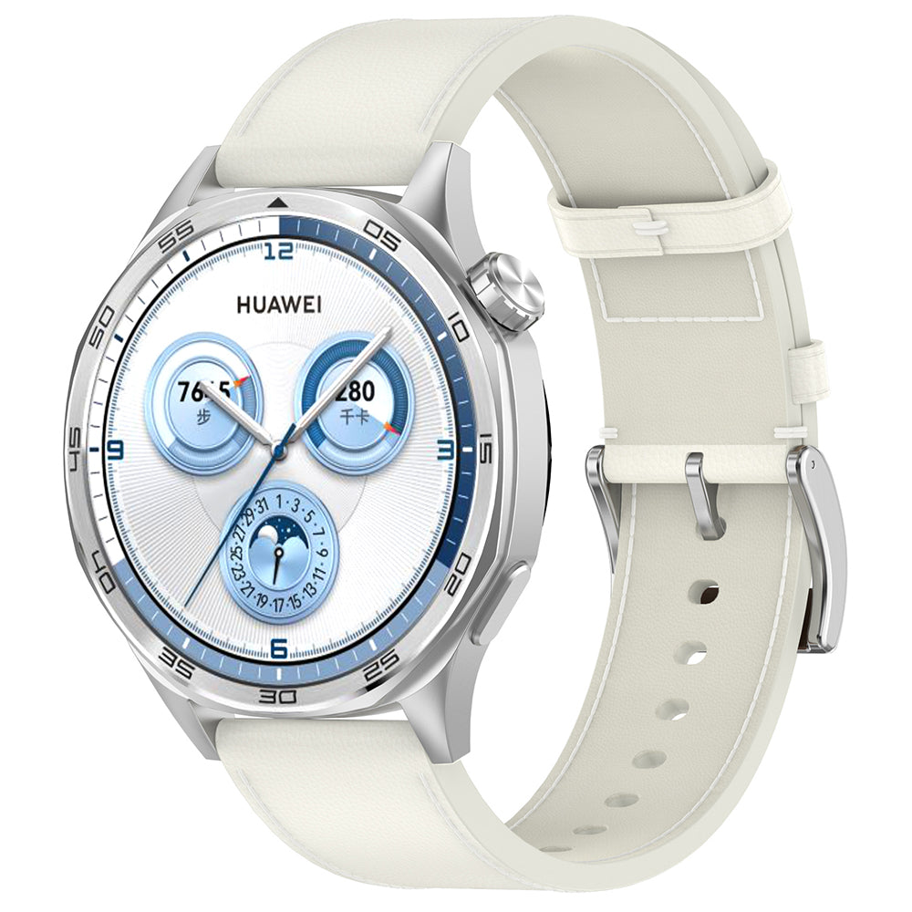 Techsuit W073 Armband für Samsung Galaxy Watch / Huawei Watch Series, 22mm, Weiß
