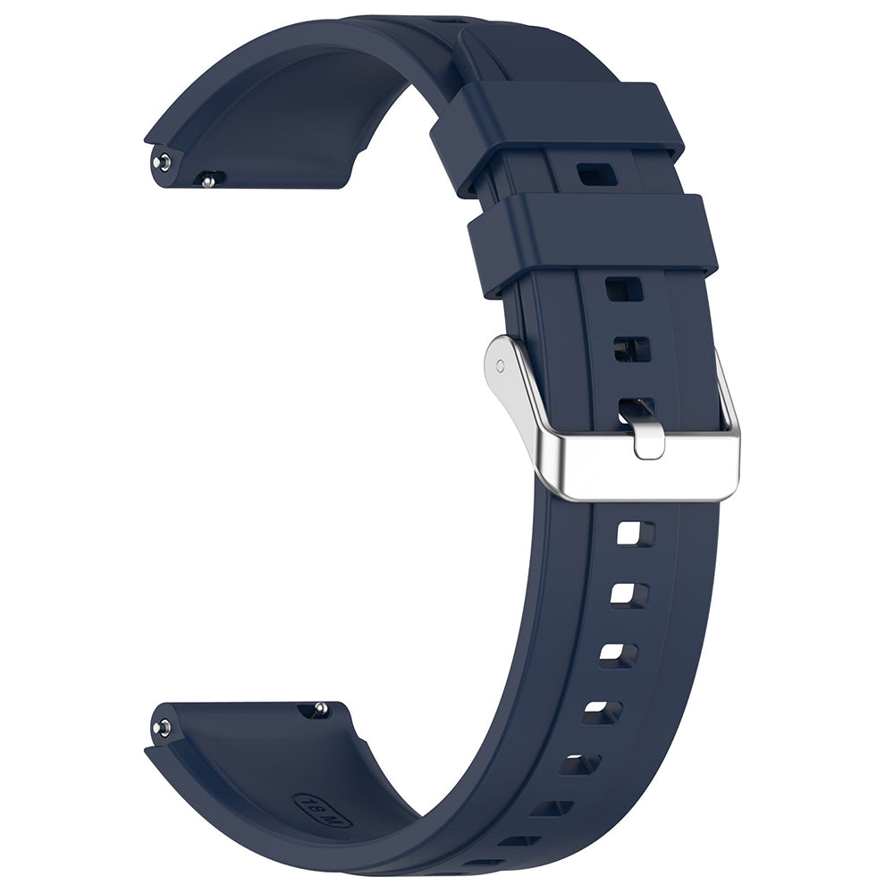 Techsuit W075 Armband für Huawei Watch / Garmin Watch Series, 18mm, Marineblau