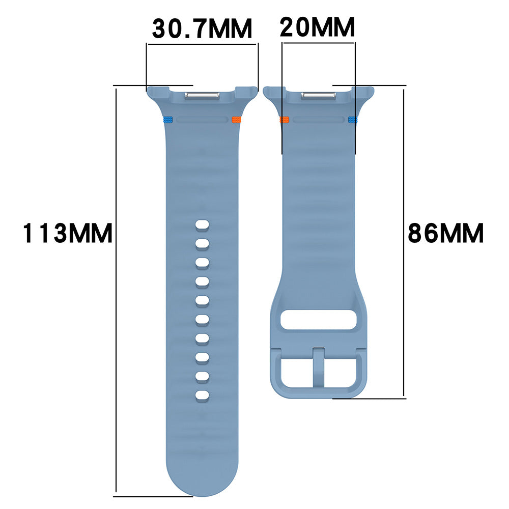 Techsuit W079 Armband für Samsung Galaxy Watch 8 Classic / Watch8 44mm / Watch 8 40mm, Beige