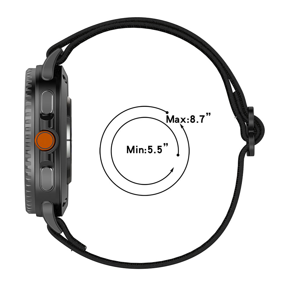 Techsuit W080 Armband für Samsung Galaxy Watch8 / Watch8 Classic Serie, Grau