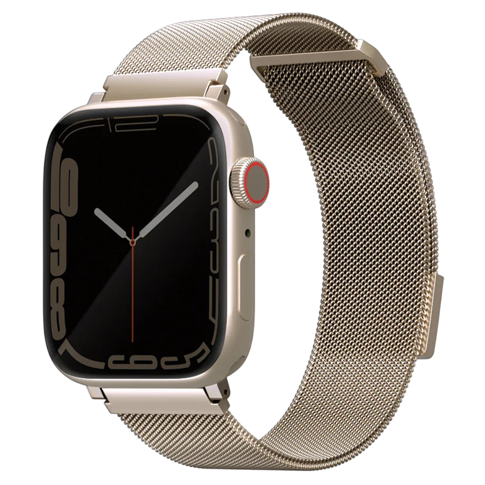 UNIQ Dante Armband für Apple Watch 42mm / 41mm / 40mm / 38 Series, Goldfarben
