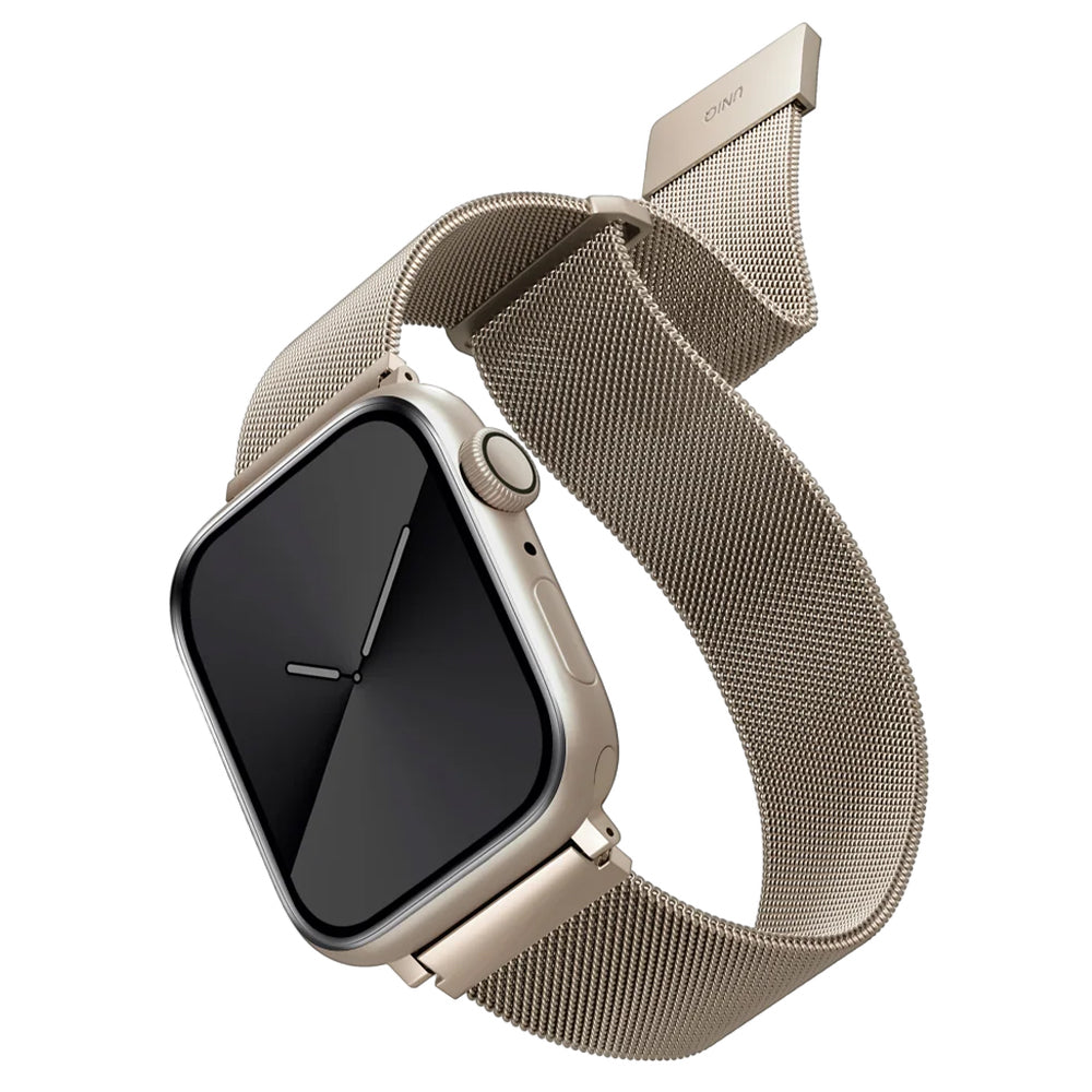 UNIQ Dante Armband für Apple Watch 42mm / 41mm / 40mm / 38 Series, Goldfarben
