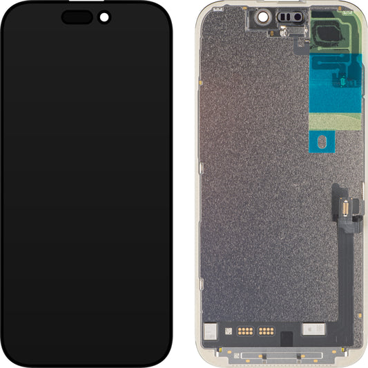 Display mit Touchscreen Apple iPhone 17, mit Rahmen, Schwarz, Service Pack 661-56065