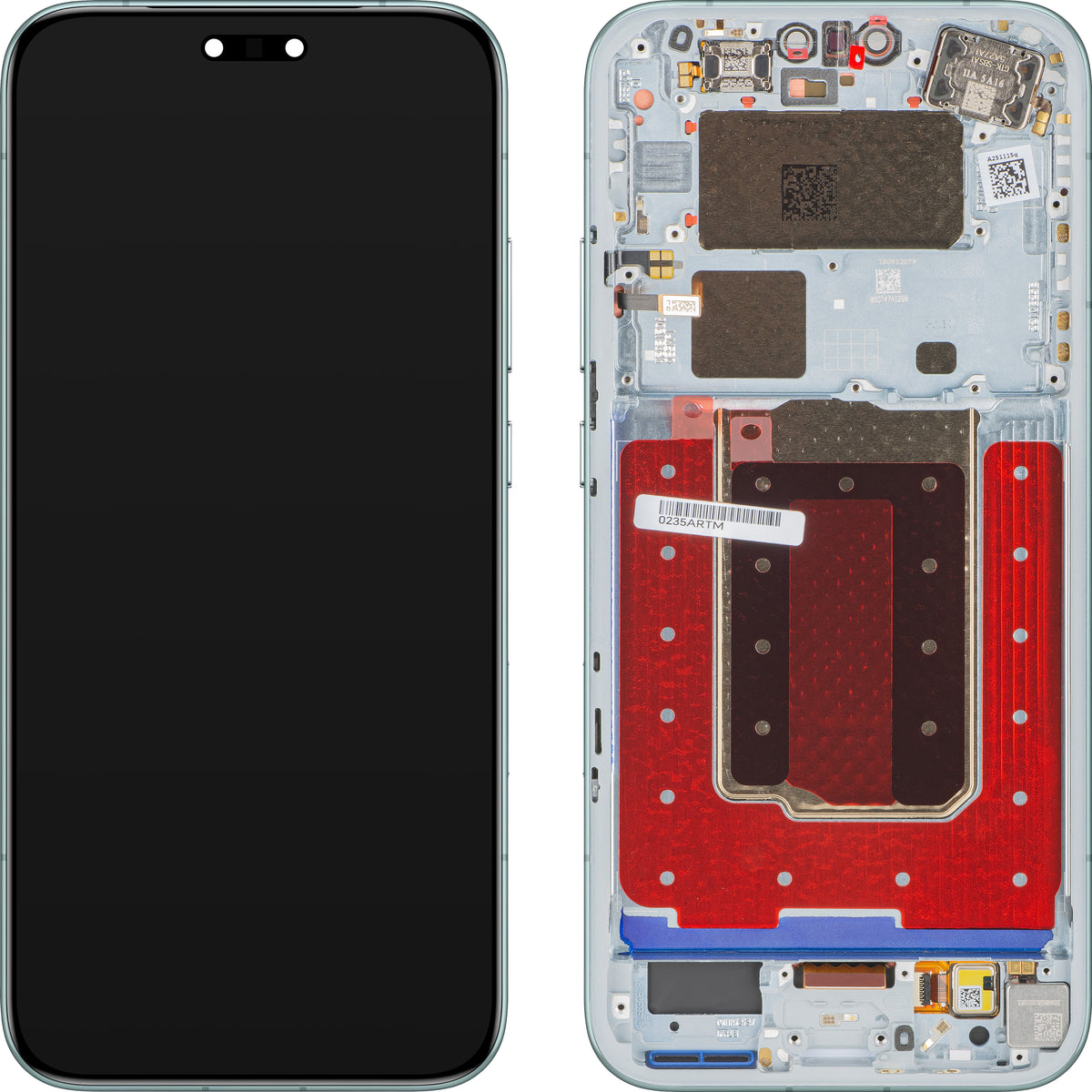 Display mit Touchscreen Honor Magic8 Pro, mit Rahmen, Blau (Sky Cyan), Service Pack 0235ARTM