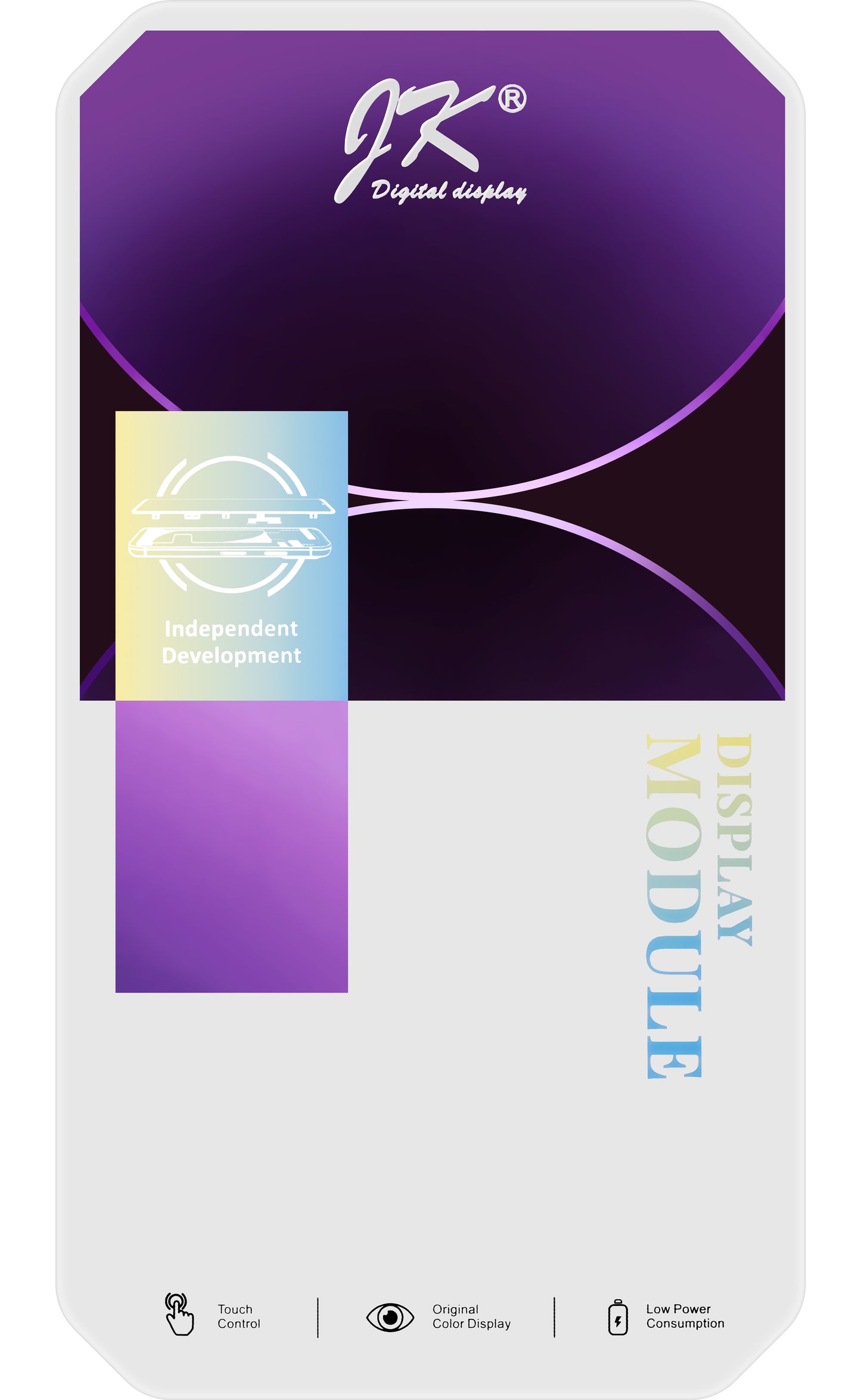 JK Touchscreen Display für Apple iPhone 13 mini, mit Rahmen, In-Cell LCD Version, Schwarz