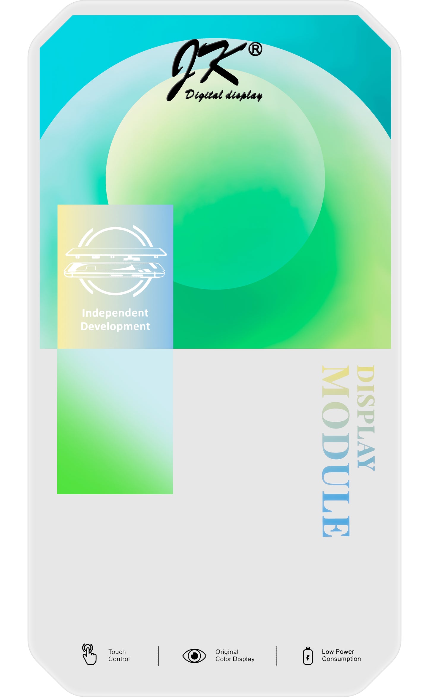 JK Touchscreen Display für Apple iPhone 13 Pro Max, mit Rahmen, In-Cell LCD Version, Schwarz