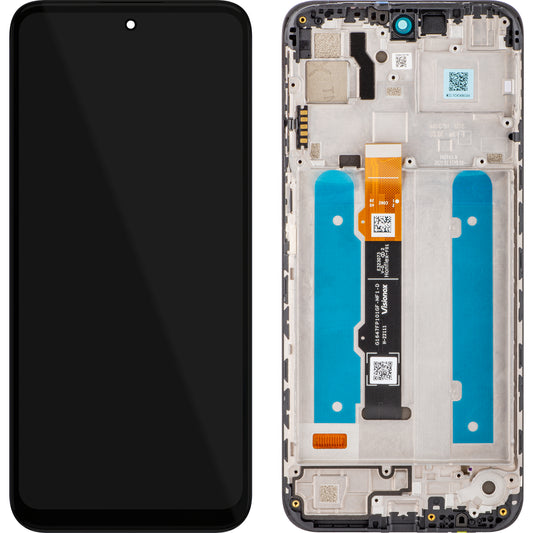 Touchscreen Display Motorola Moto G31 (XT2173-3), mit Rahmen, Schwarz, Service Pack 5D68C19989