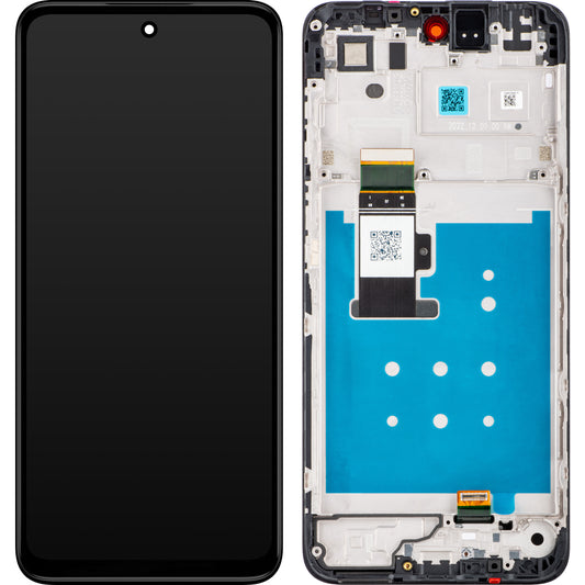 Motorola Moto G23 Touchscreen Display mit Touchscreen, mit Rahmen, Schwarz, Service Pack 5D68C22092