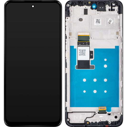 Motorola Moto G13 Touchscreen-Display mit Rahmen, schwarz (anthrazit matt), Service Pack 5D68C22318