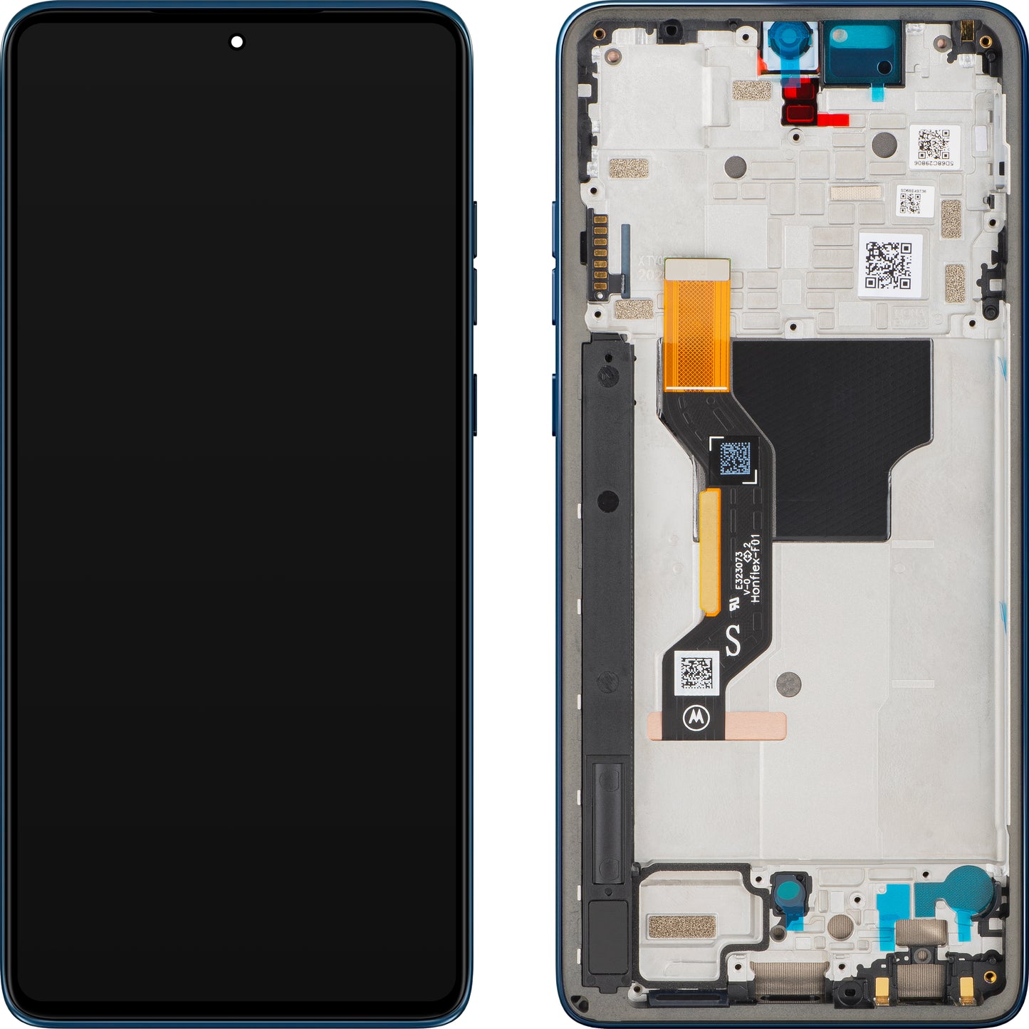 Display mit Touchscreen Motorola Moto G Stylus 5G (2025), mit Rahmen, Marineblau (Gibraltar Sea), Service Pack 5D68C29806