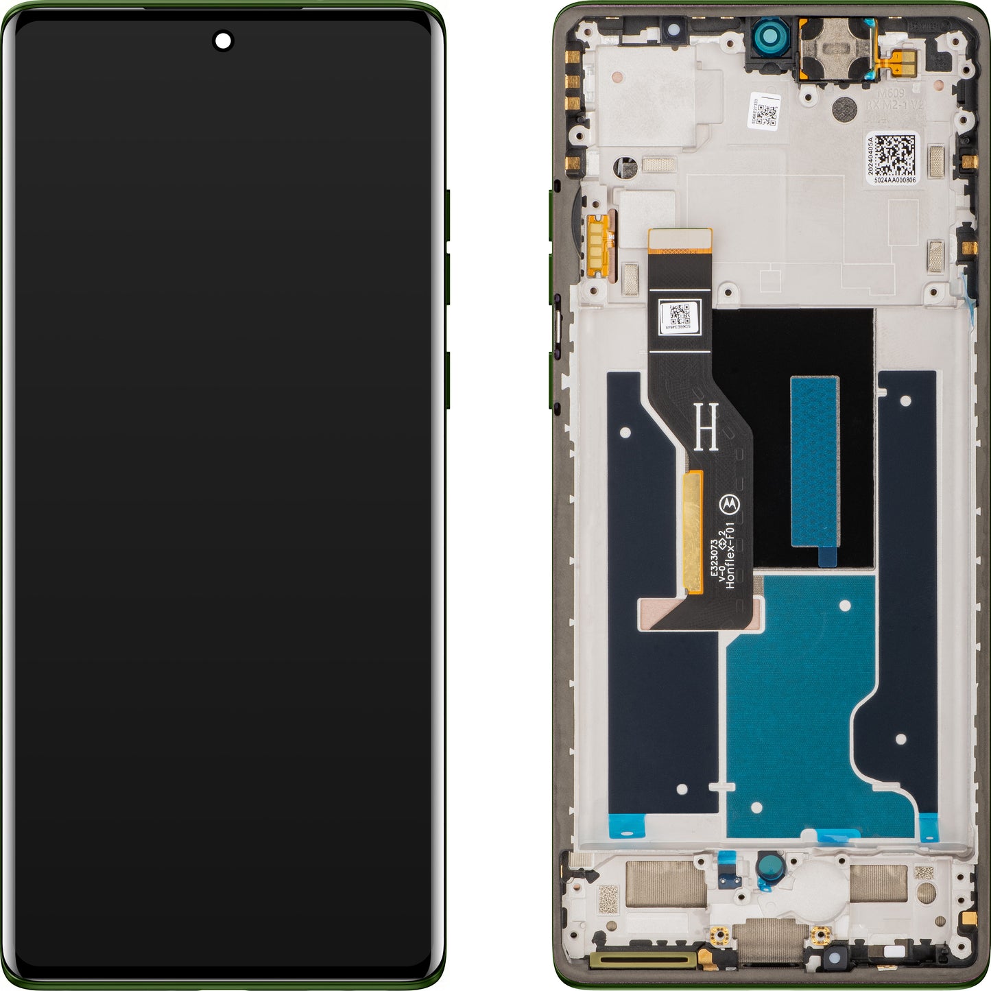 Motorola Edge 50 Fusion Display with Touchscreen, with Frame, Green (Forest Green), Service Pack 5D68C25167