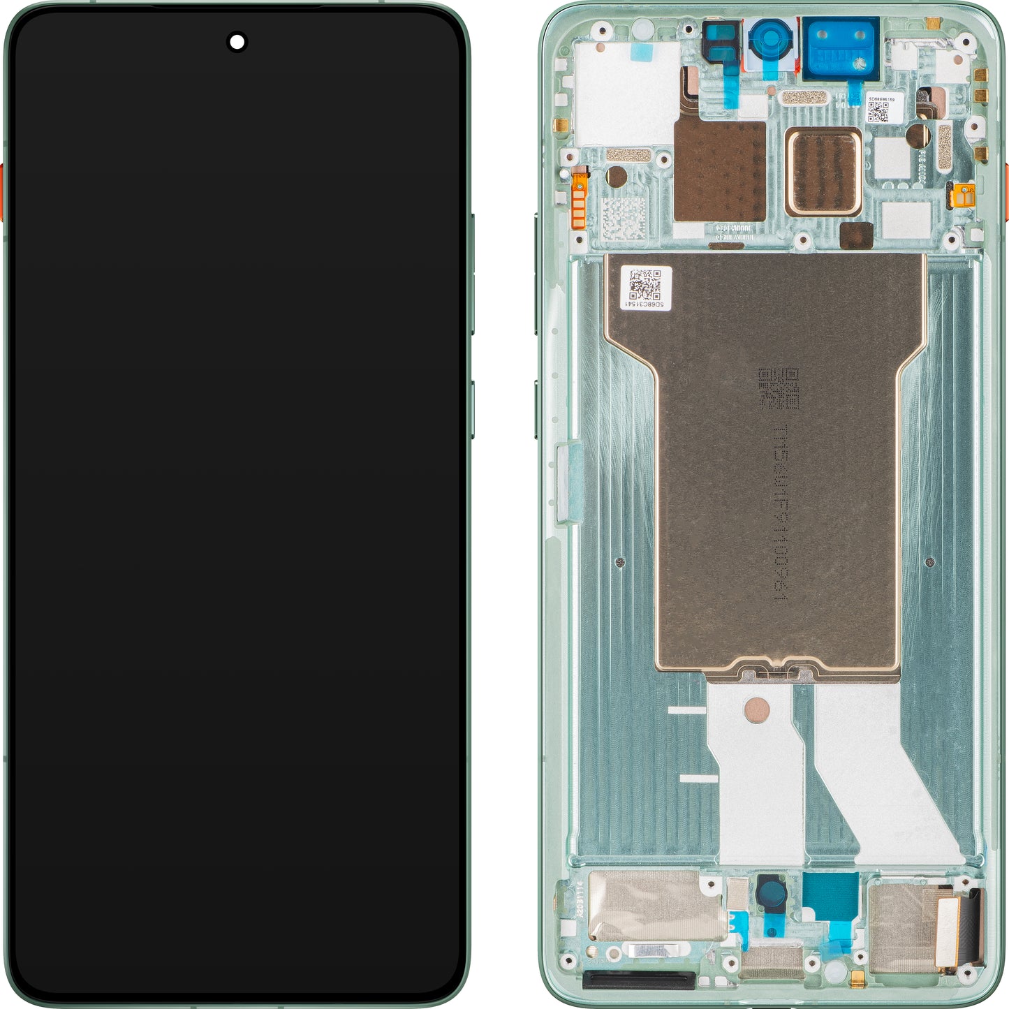 Display mit Touchscreen Motorola Edge 70, mit Rahmen, Grün (Lily Pad), Service Pack 5D68C31542