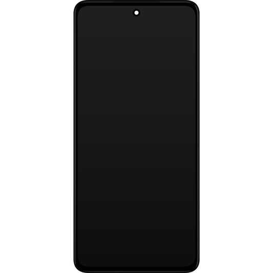 Display / Touchscreen für Motorola Moto G52 | mit Rahmen | Schwarz | Service Pack