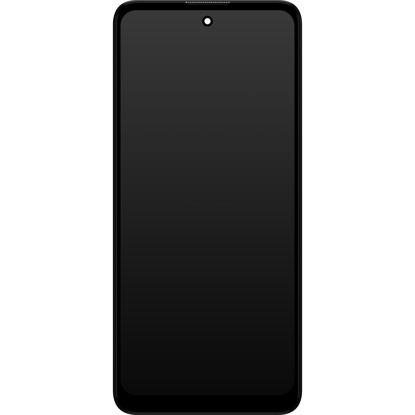 Motorola Moto E40 / E30 Touchscreen Display mit Rahmen, Schwarz, Service Pack 5D68C19697