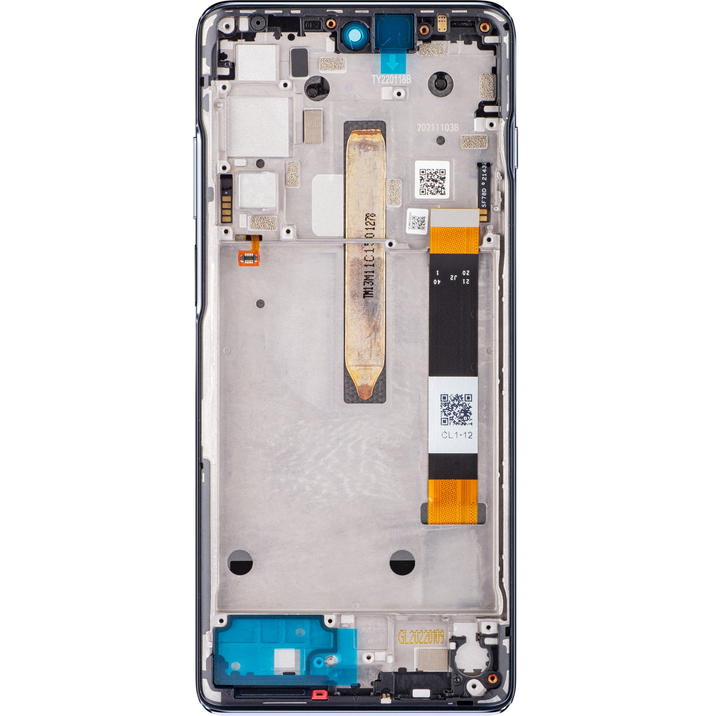 Motorola Moto Moto G200 5G Touchscreen Display, mit Rahmen, Blau, Service Pack 5D68C20181